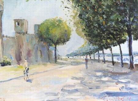 French Countryside oil painting